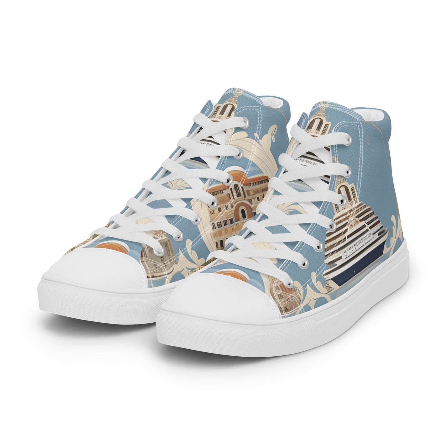 Men’s high top canvas shoes