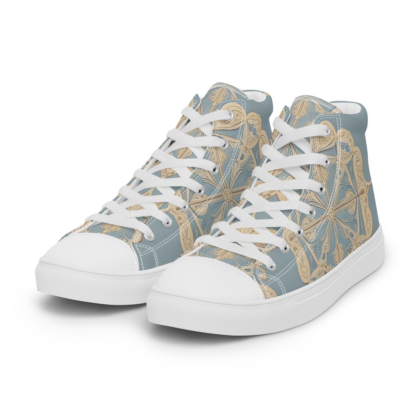 Men’s high top canvas shoes