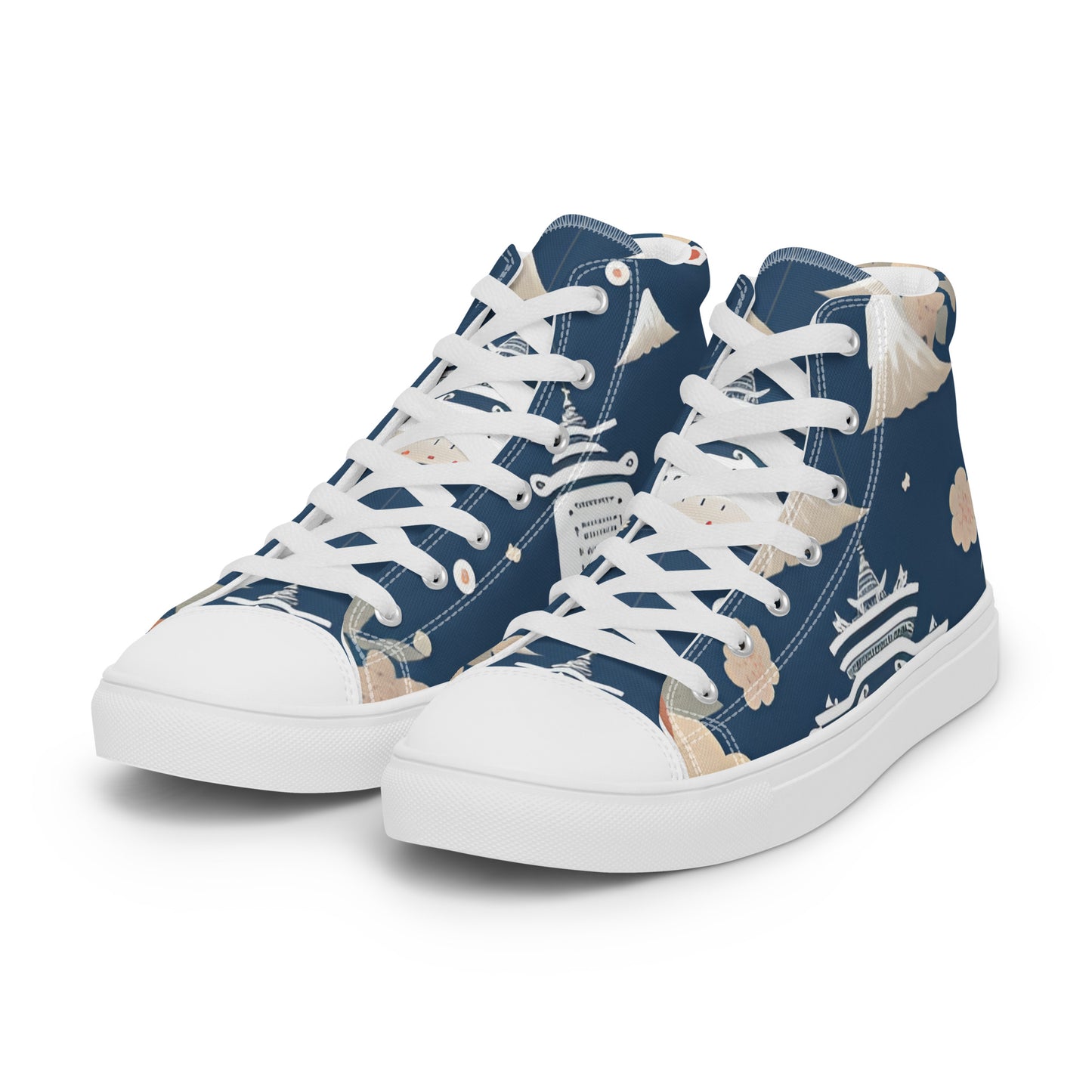 Men’s high top canvas shoes