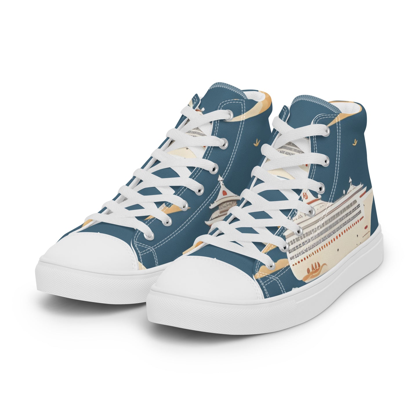 Men’s high top canvas shoes
