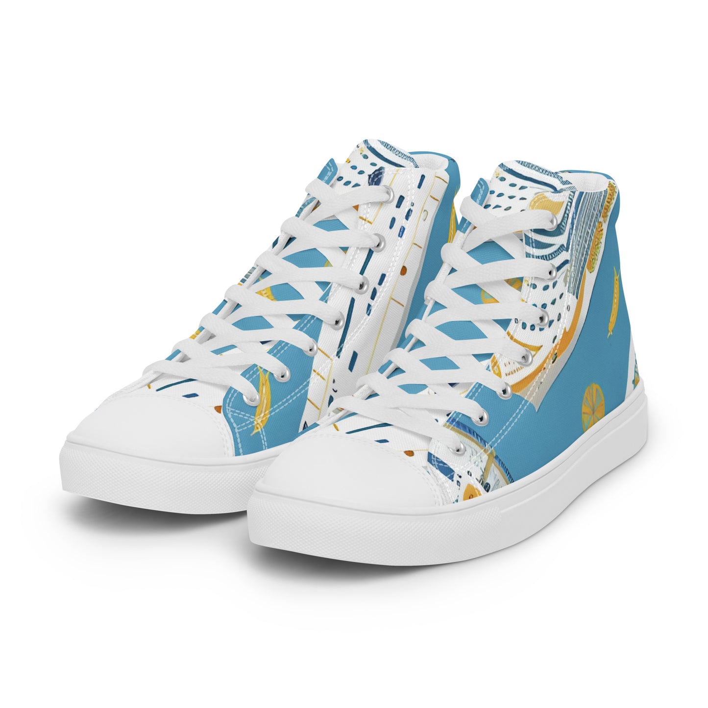 Men’s high top canvas shoes