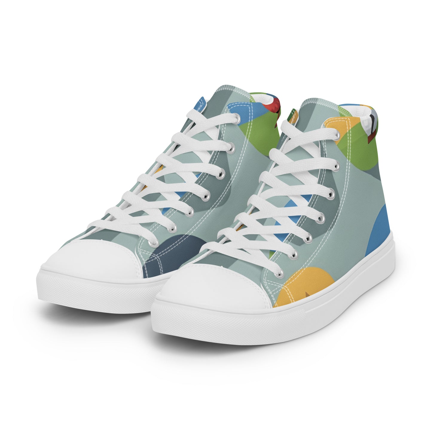 Men’s high top canvas shoes