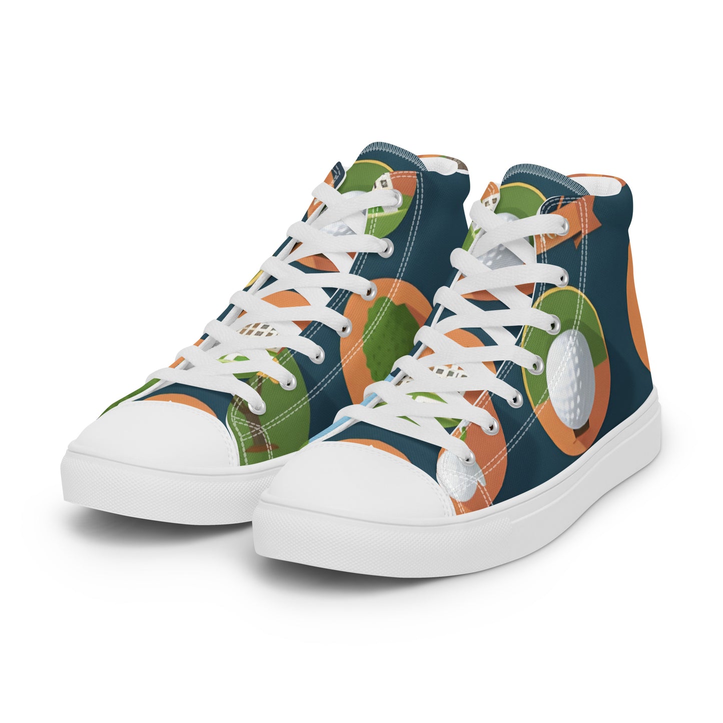 Men’s high top canvas shoes