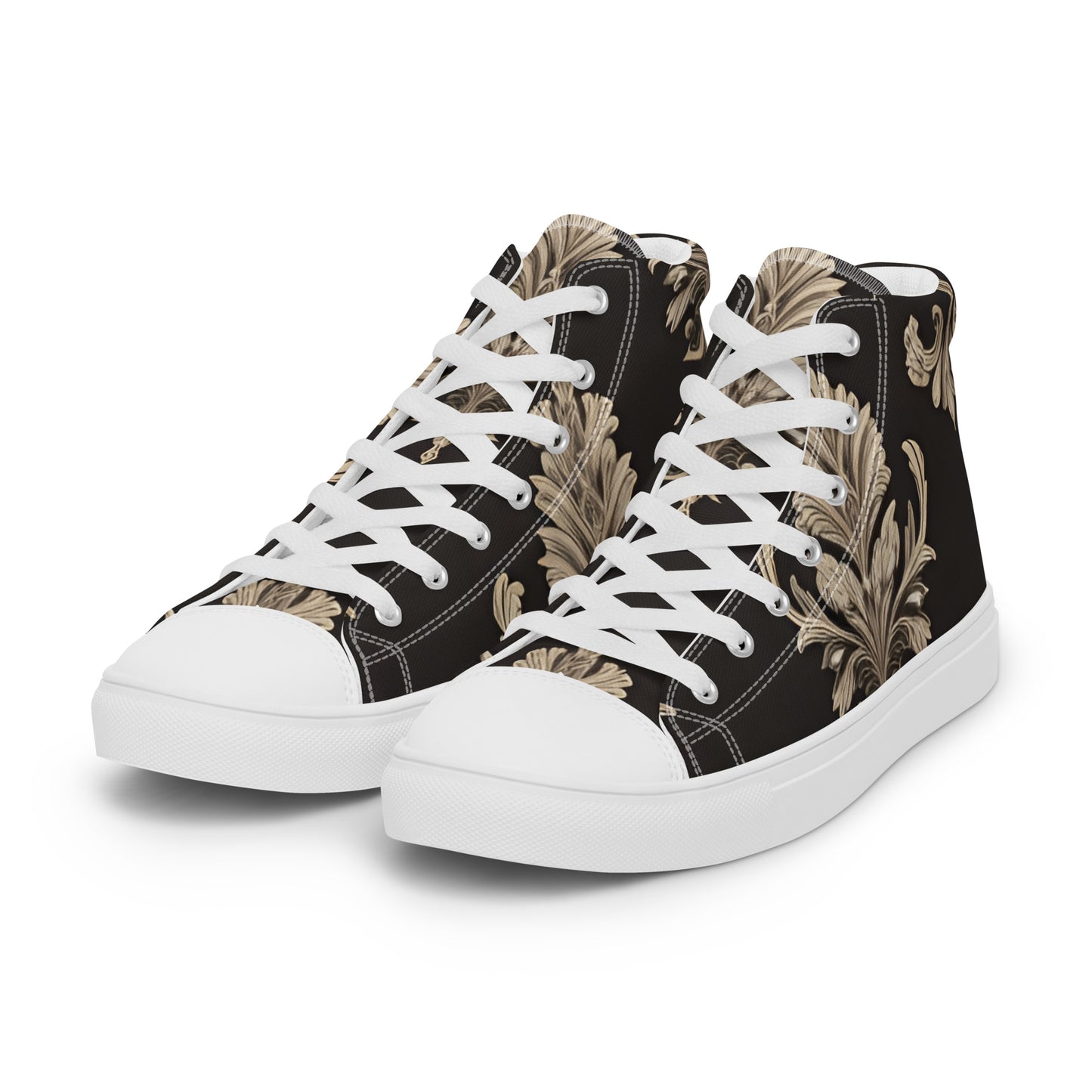 Men’s high top canvas shoes