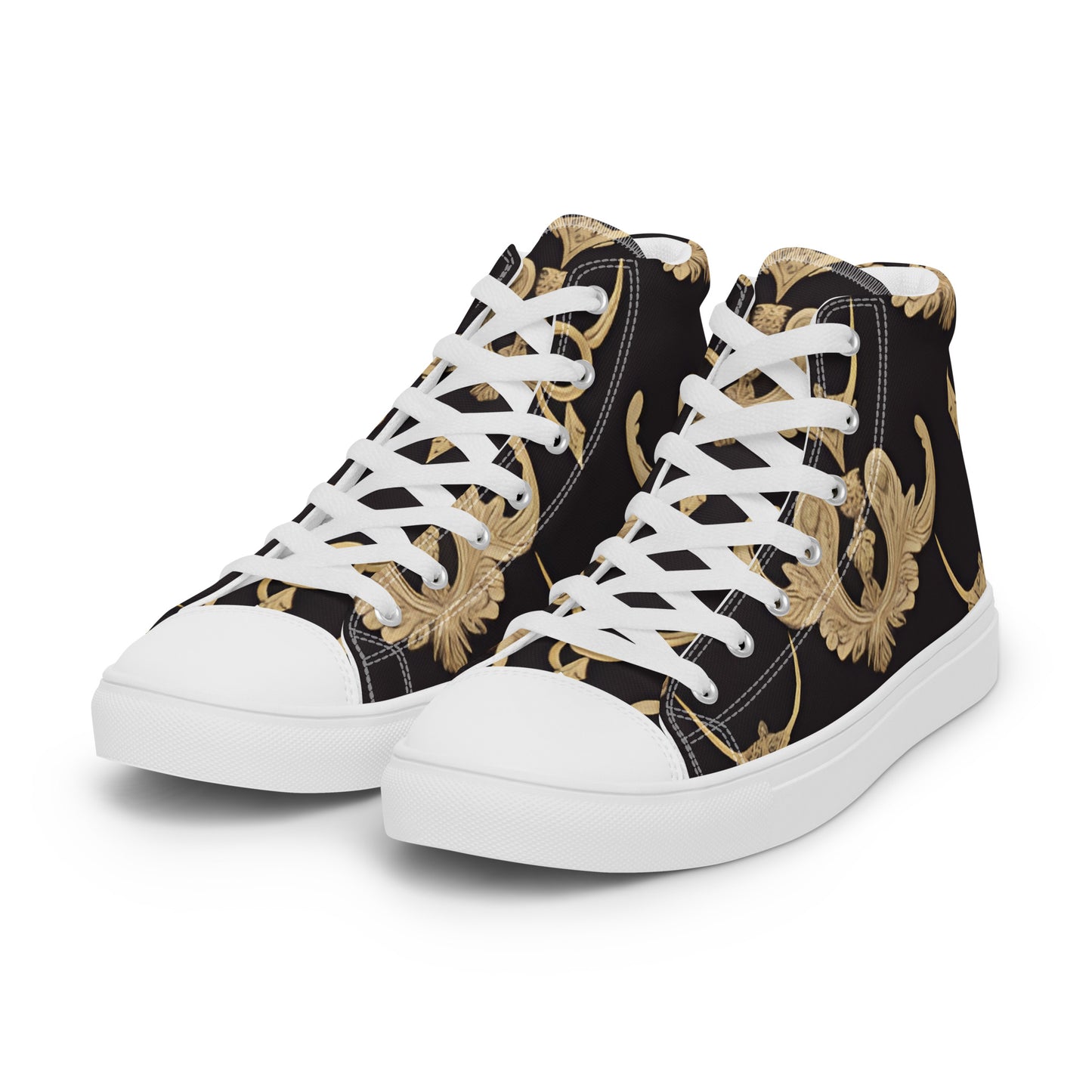 Men’s high top canvas shoes