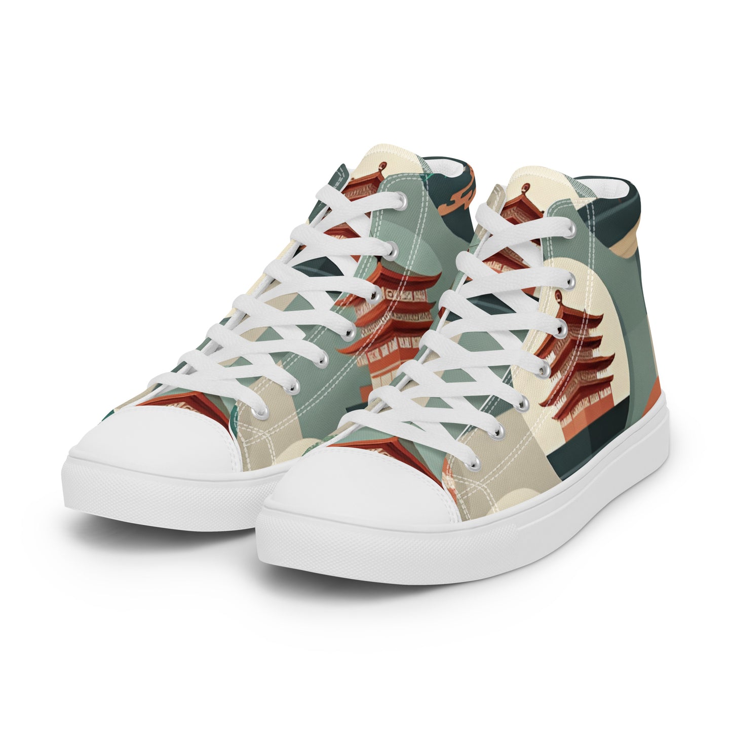 Men’s high top canvas shoes