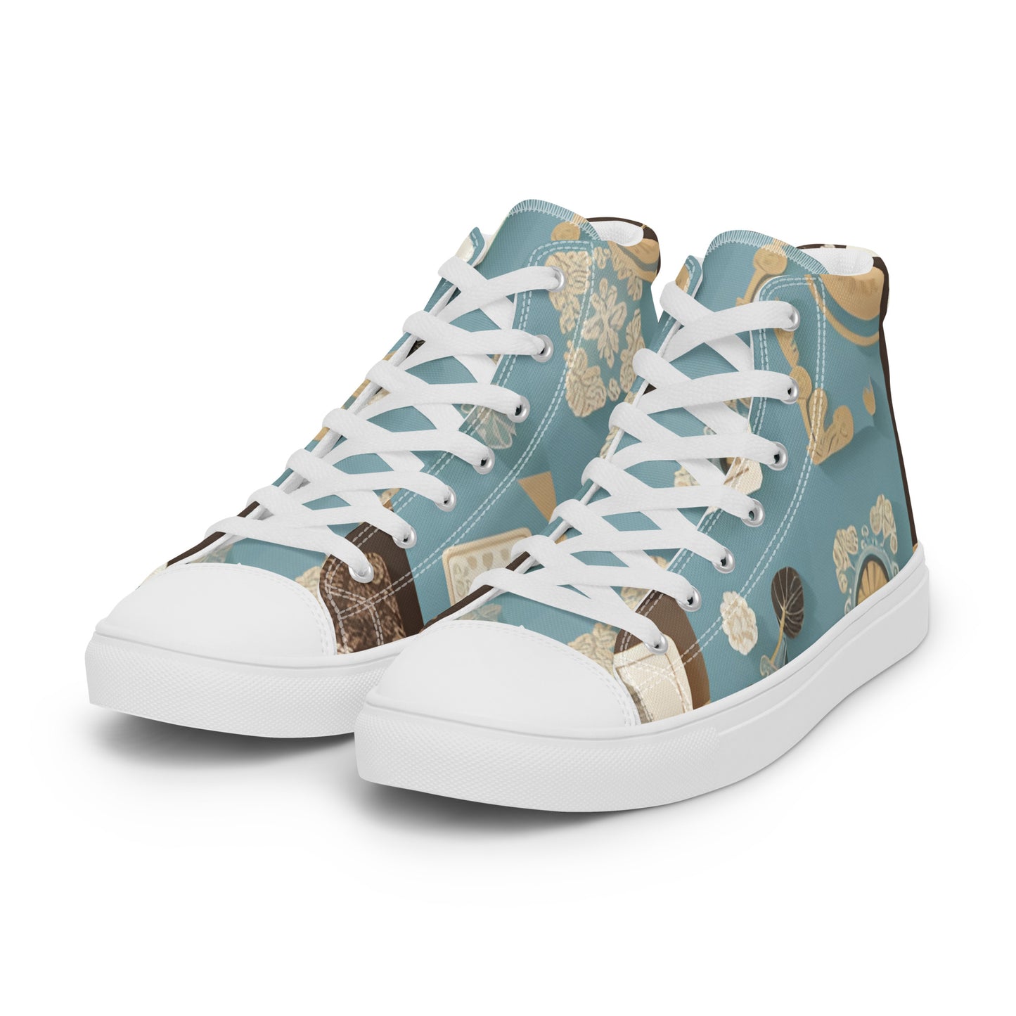 Men’s high top canvas shoes