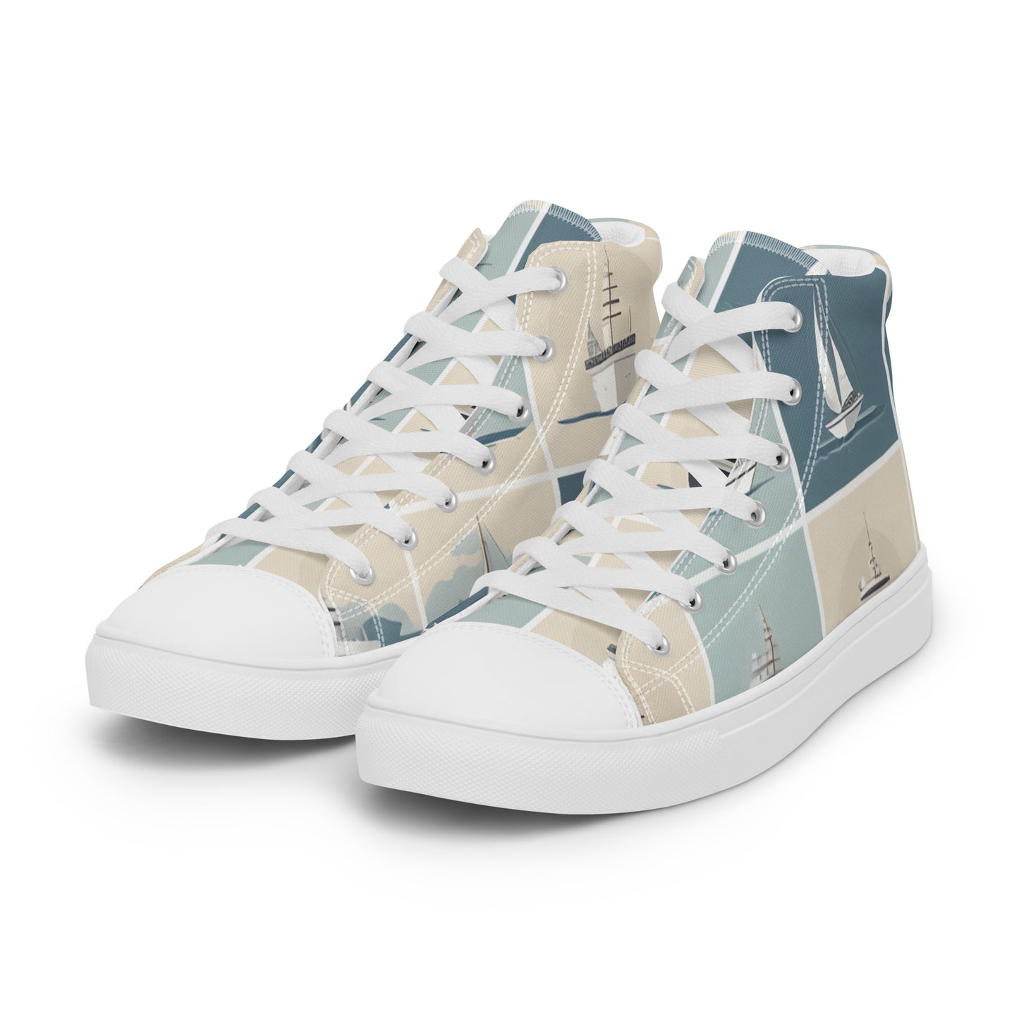 Men’s high top canvas shoes