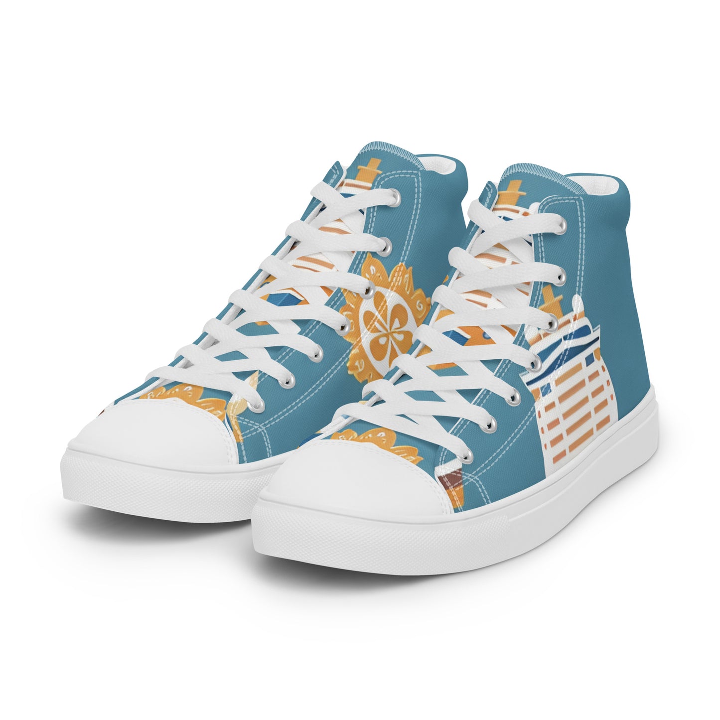 Men’s high top canvas shoes