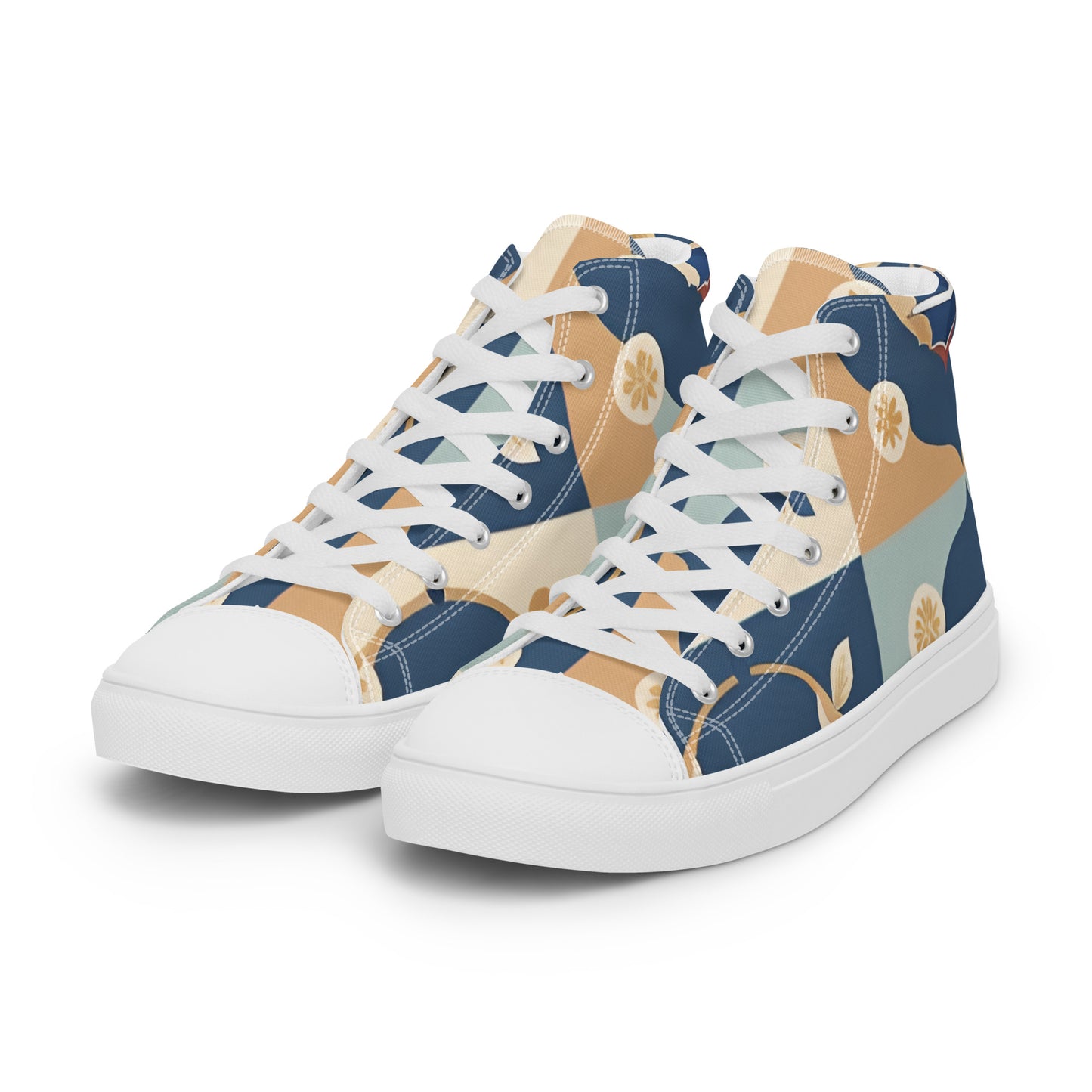 Men’s high top canvas shoes