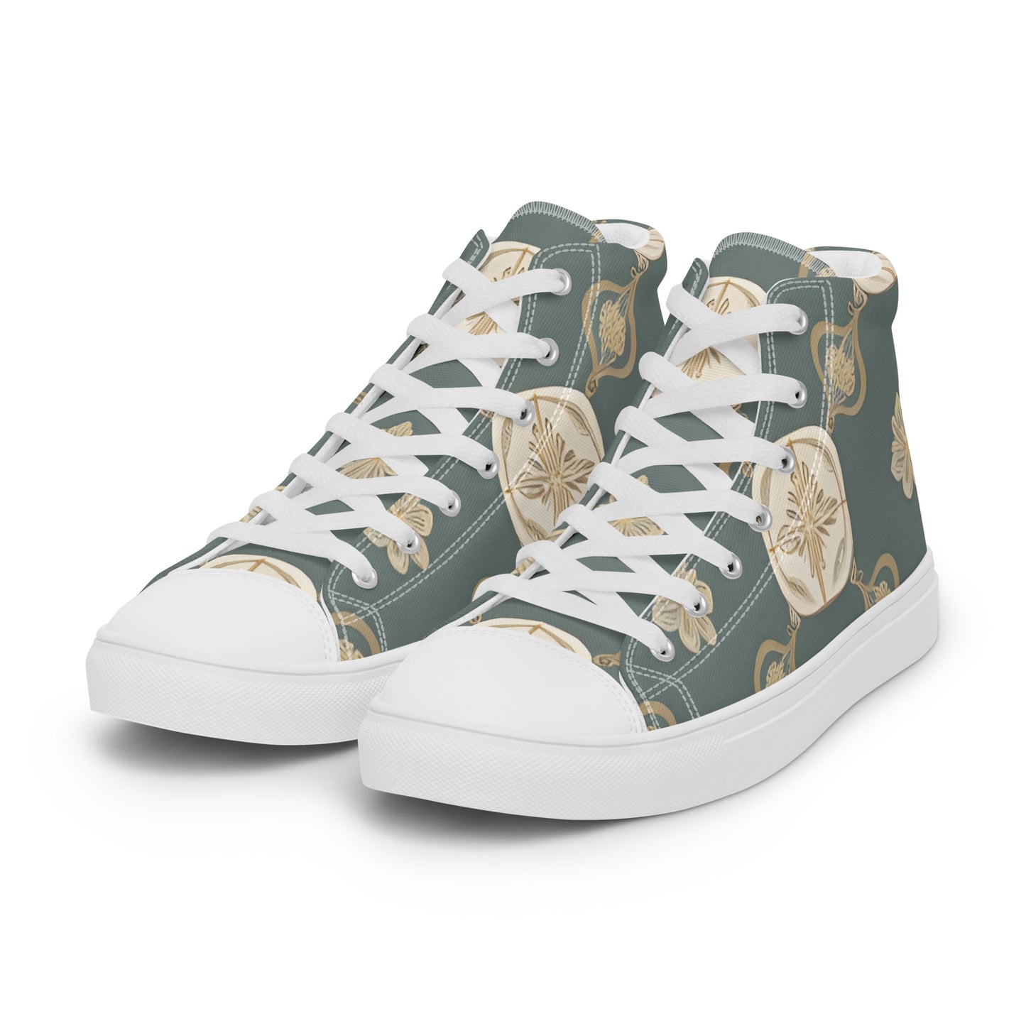 Men’s high top canvas shoes