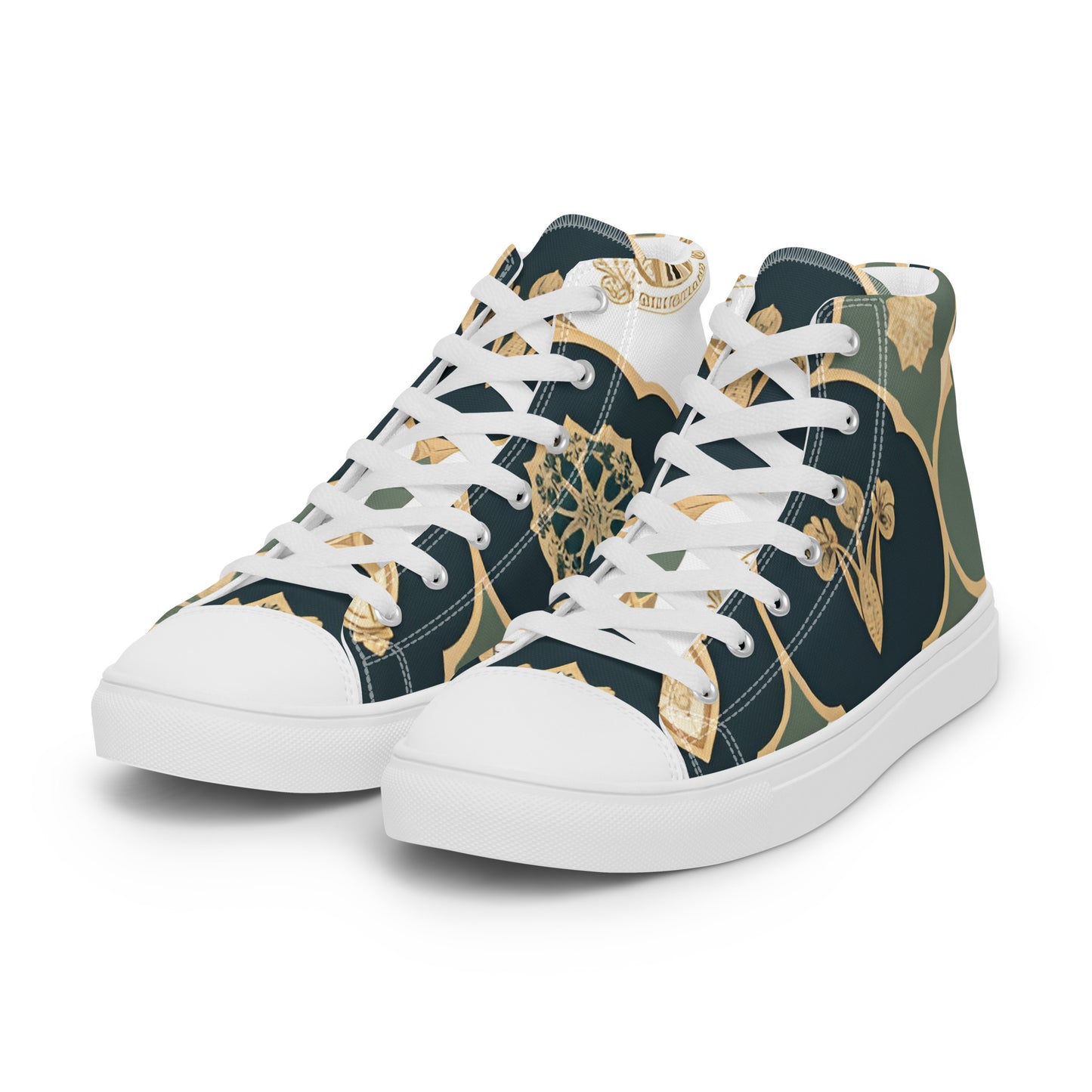 Men’s high top canvas shoes