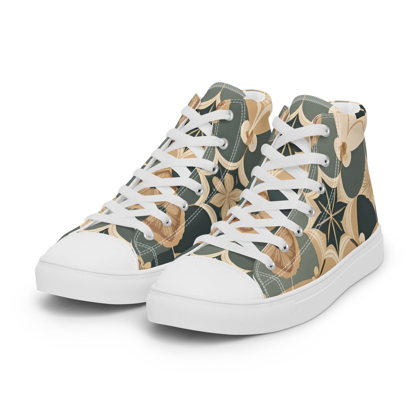 Men’s high top canvas shoes