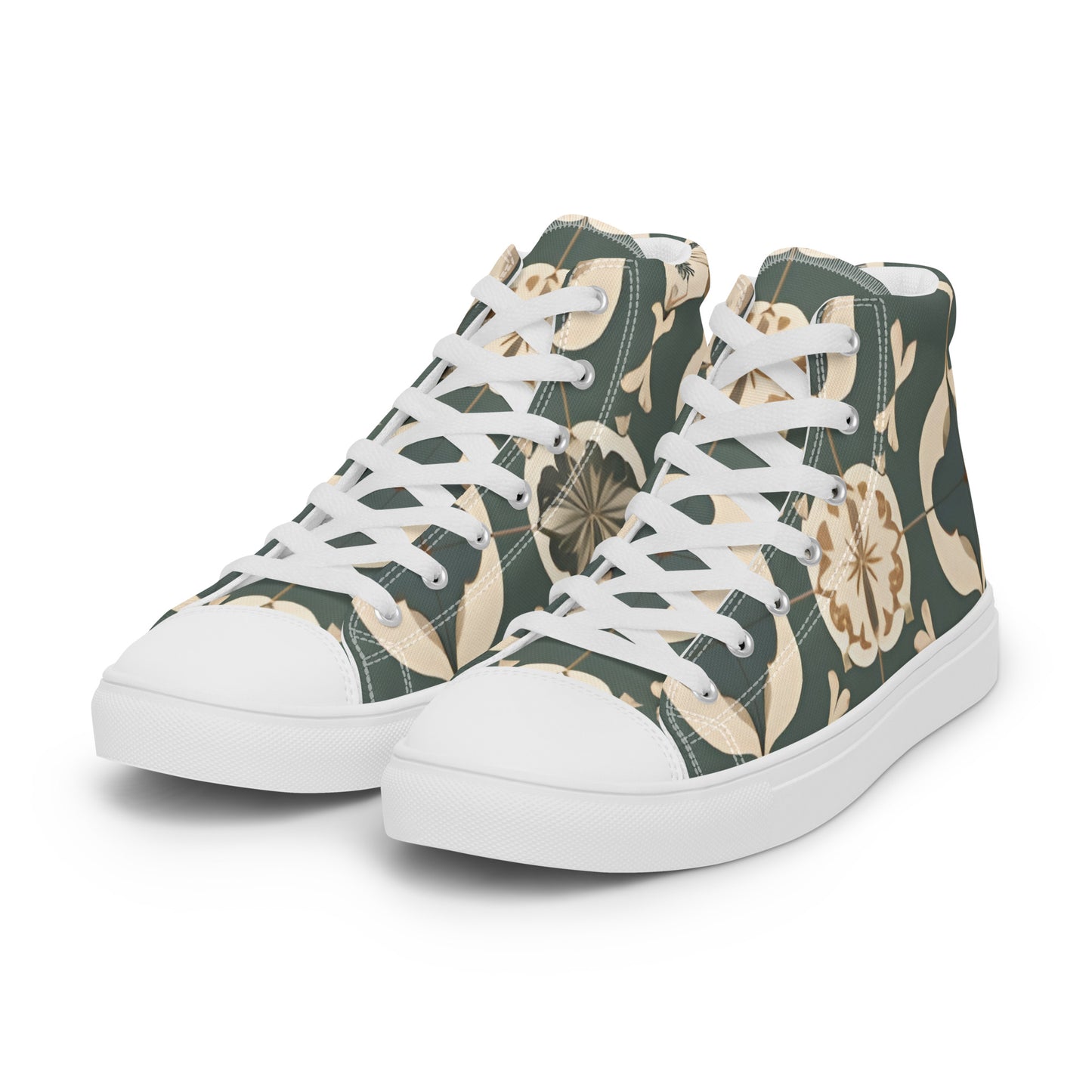 Men’s high top canvas shoes