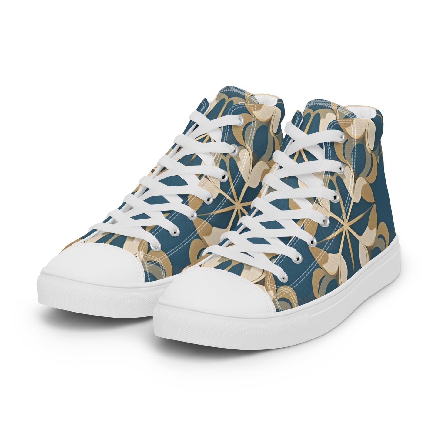 Men’s high top canvas shoes