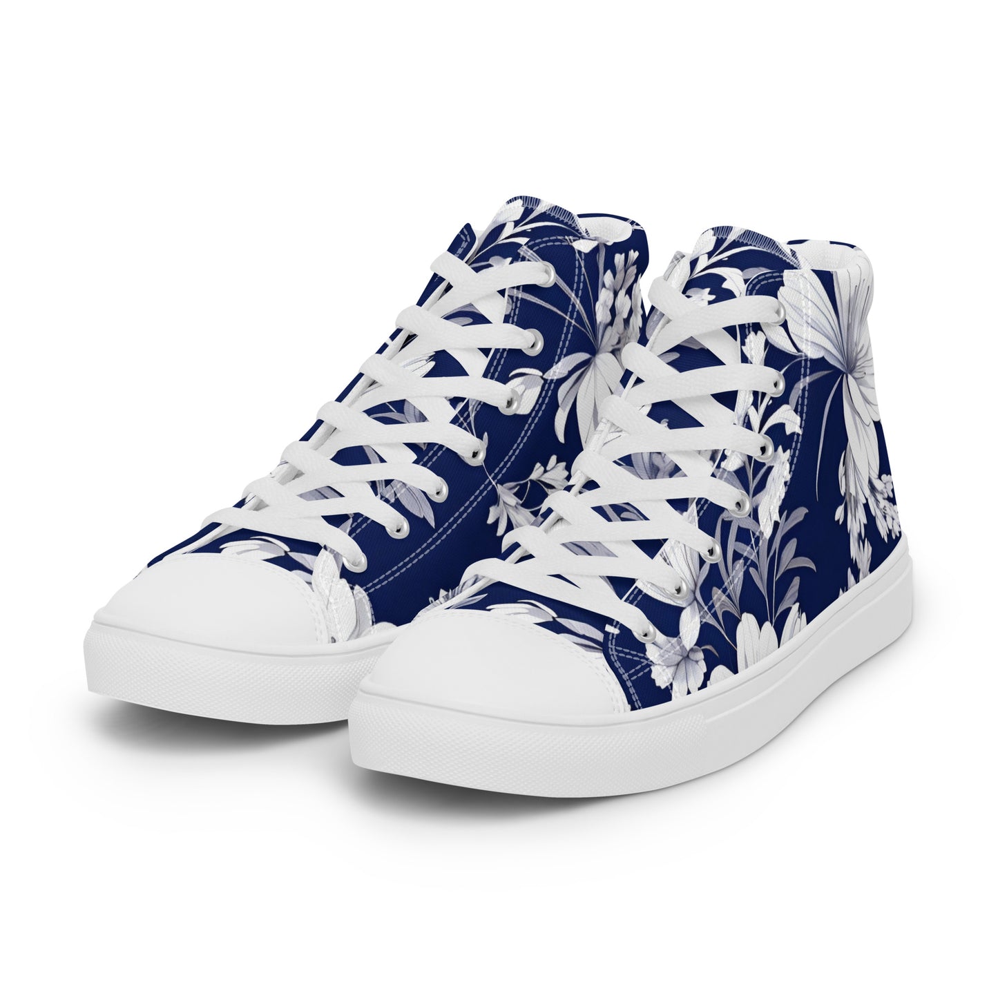 Men’s high top canvas shoes