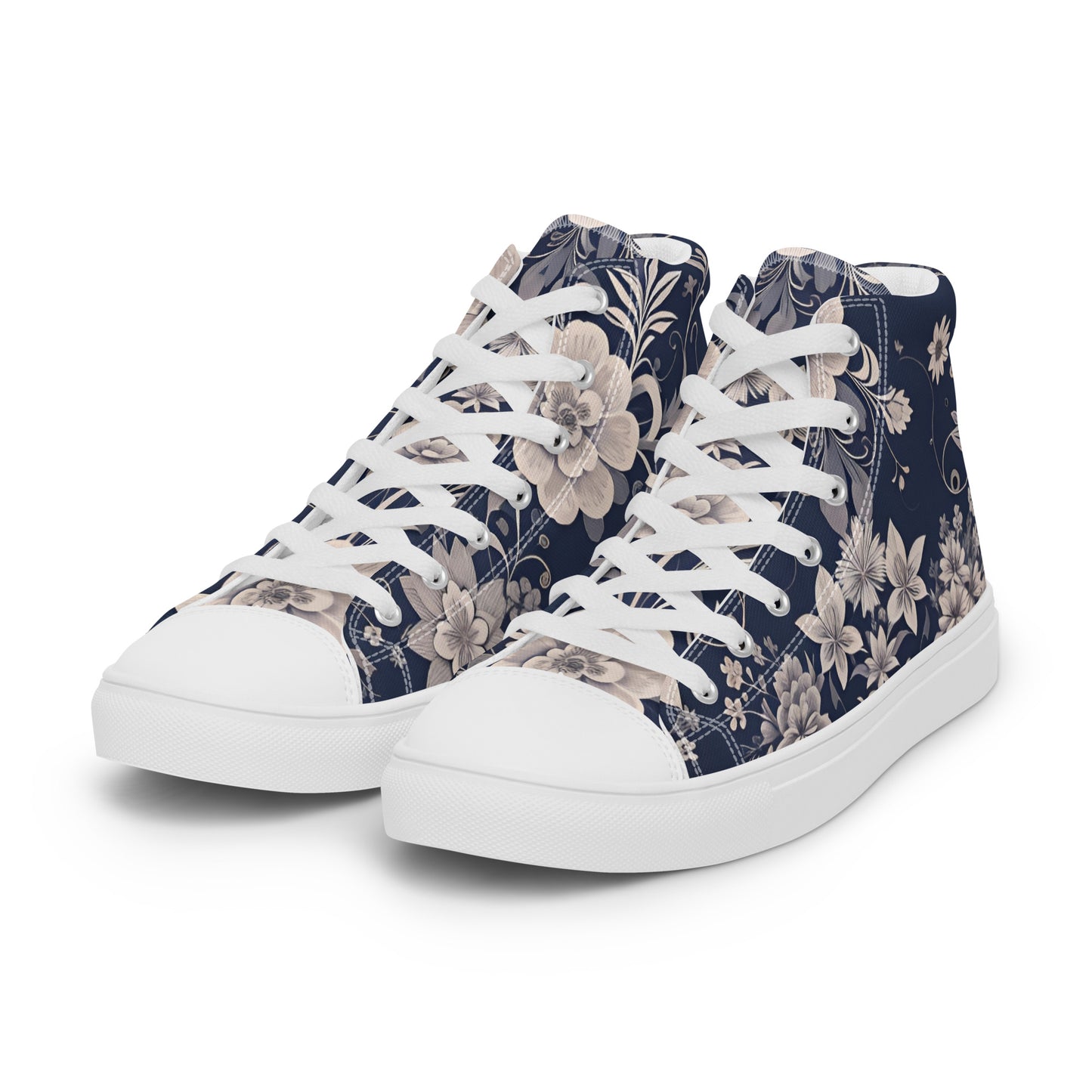 Men’s high top canvas shoes