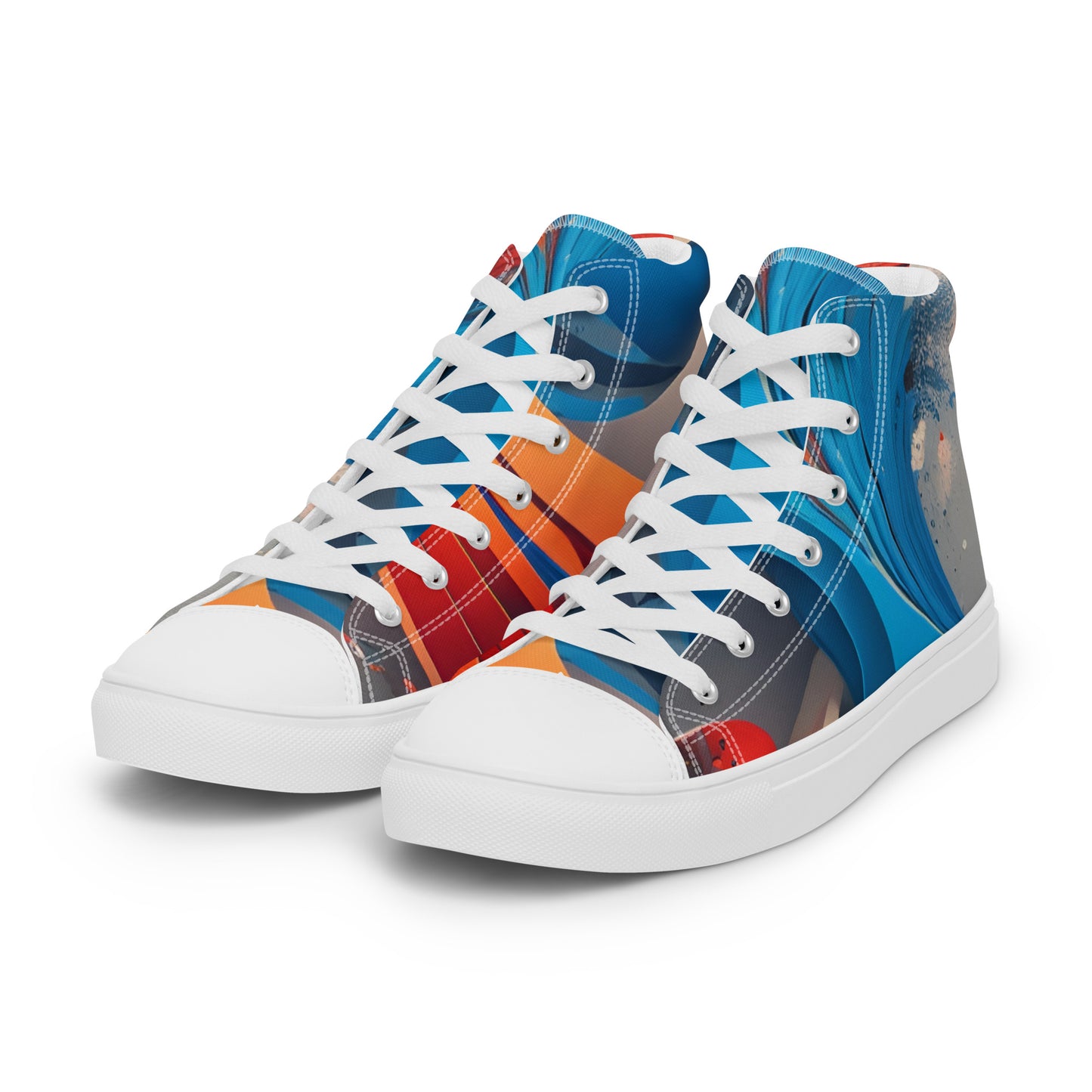 Men’s high top canvas shoes