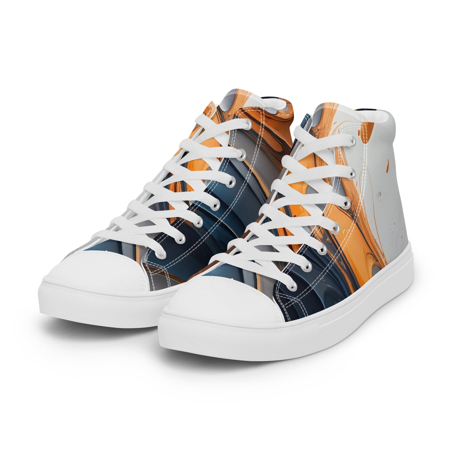 Men’s high top canvas shoes