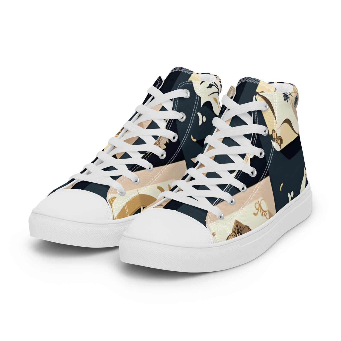 Men’s high top canvas shoes