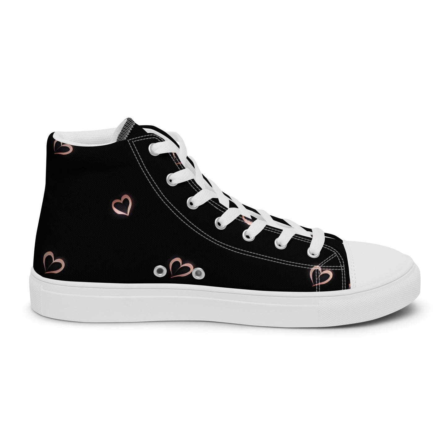 Men’s high top canvas shoes