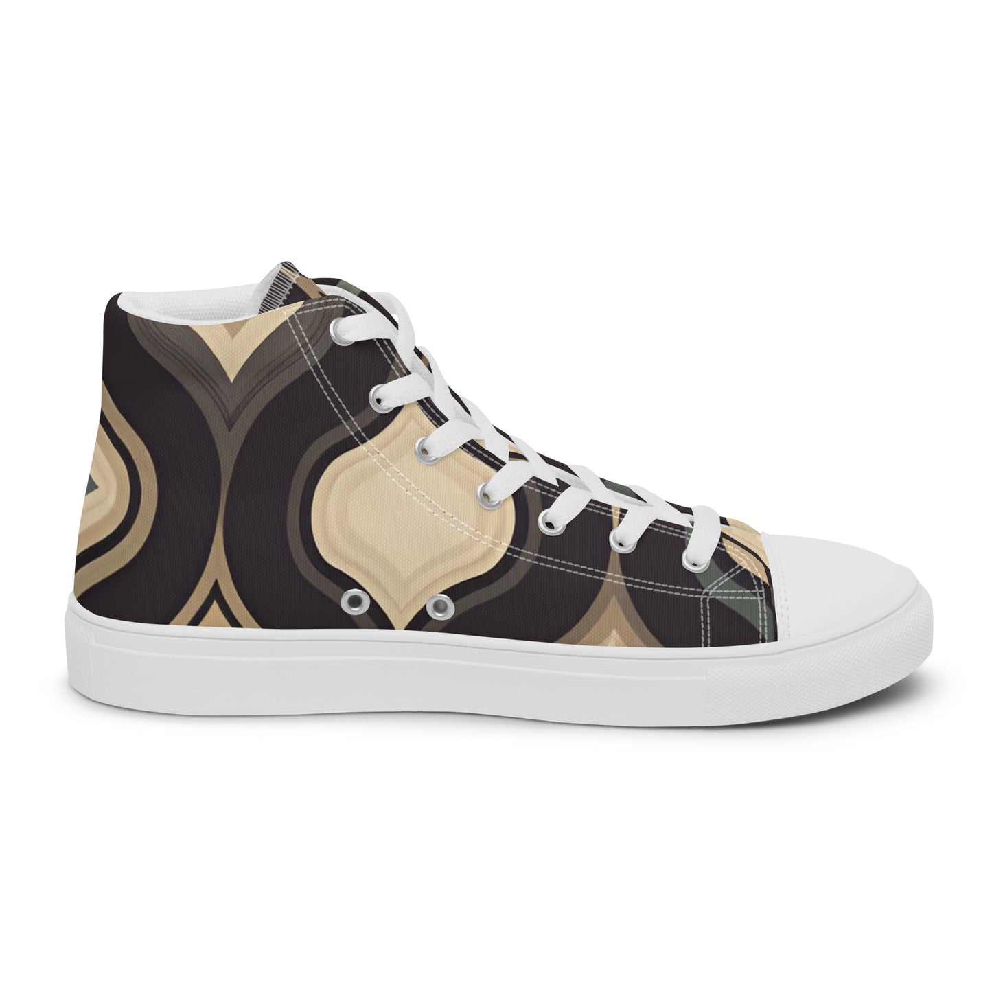 Men’s high top canvas shoes