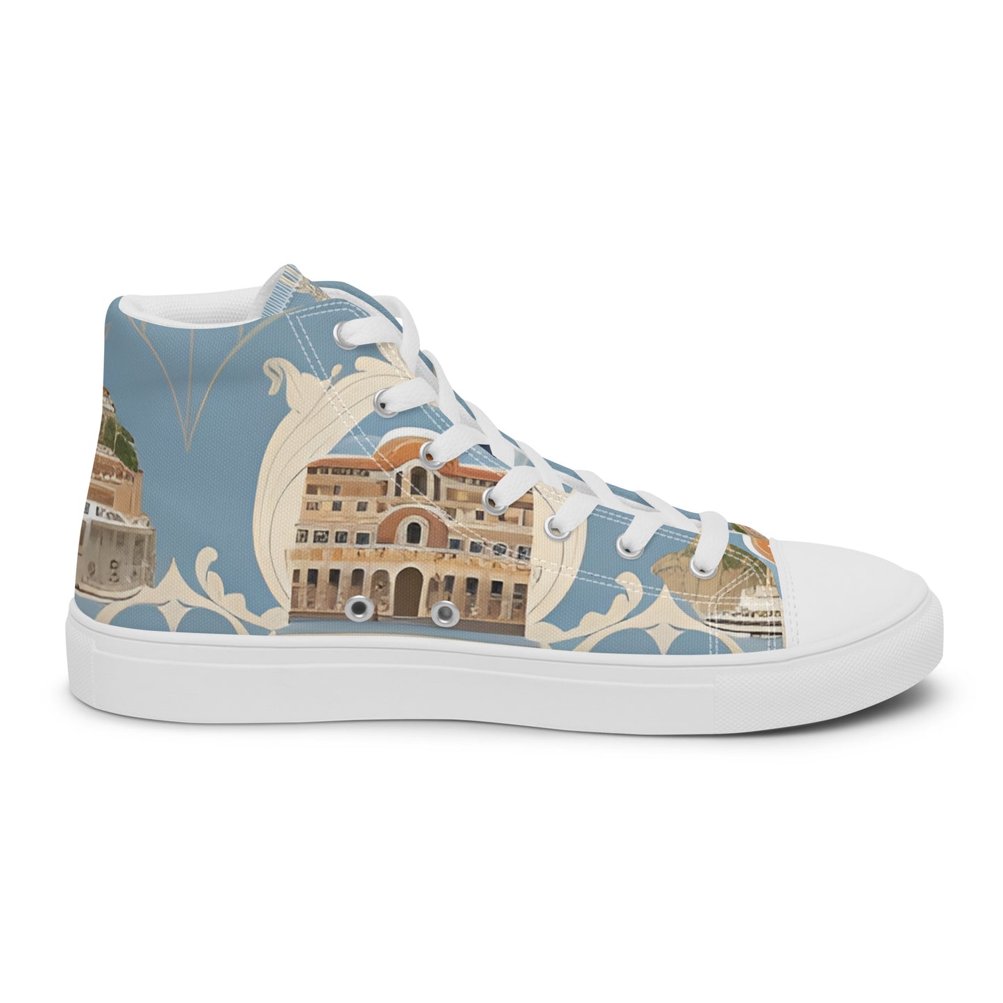 Men’s high top canvas shoes