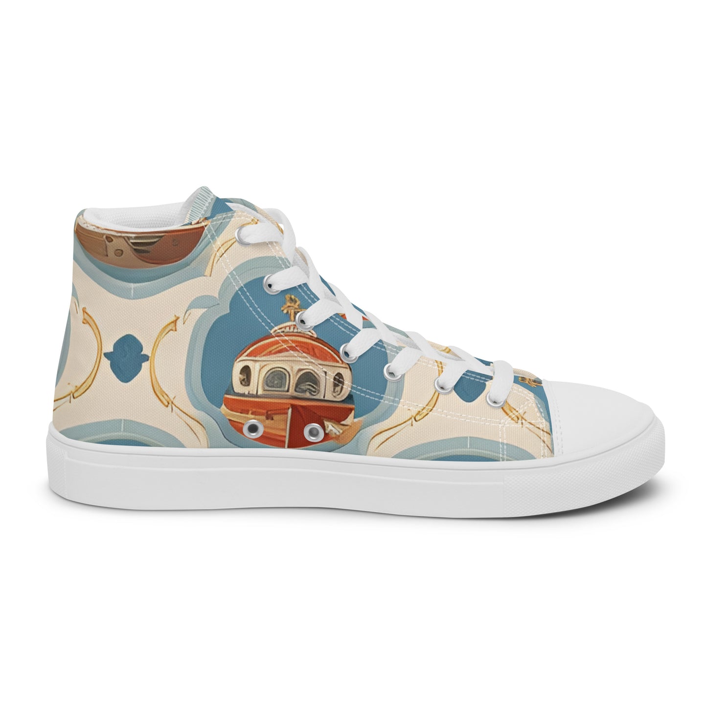 Men’s high top canvas shoes