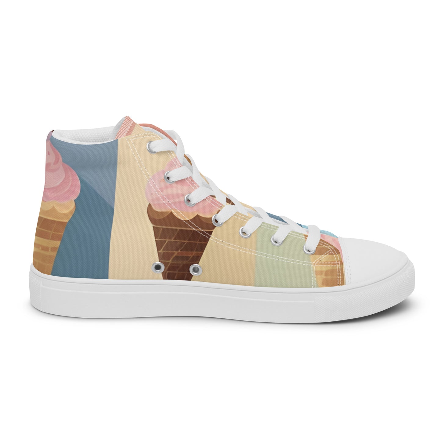 Men’s high top canvas shoes