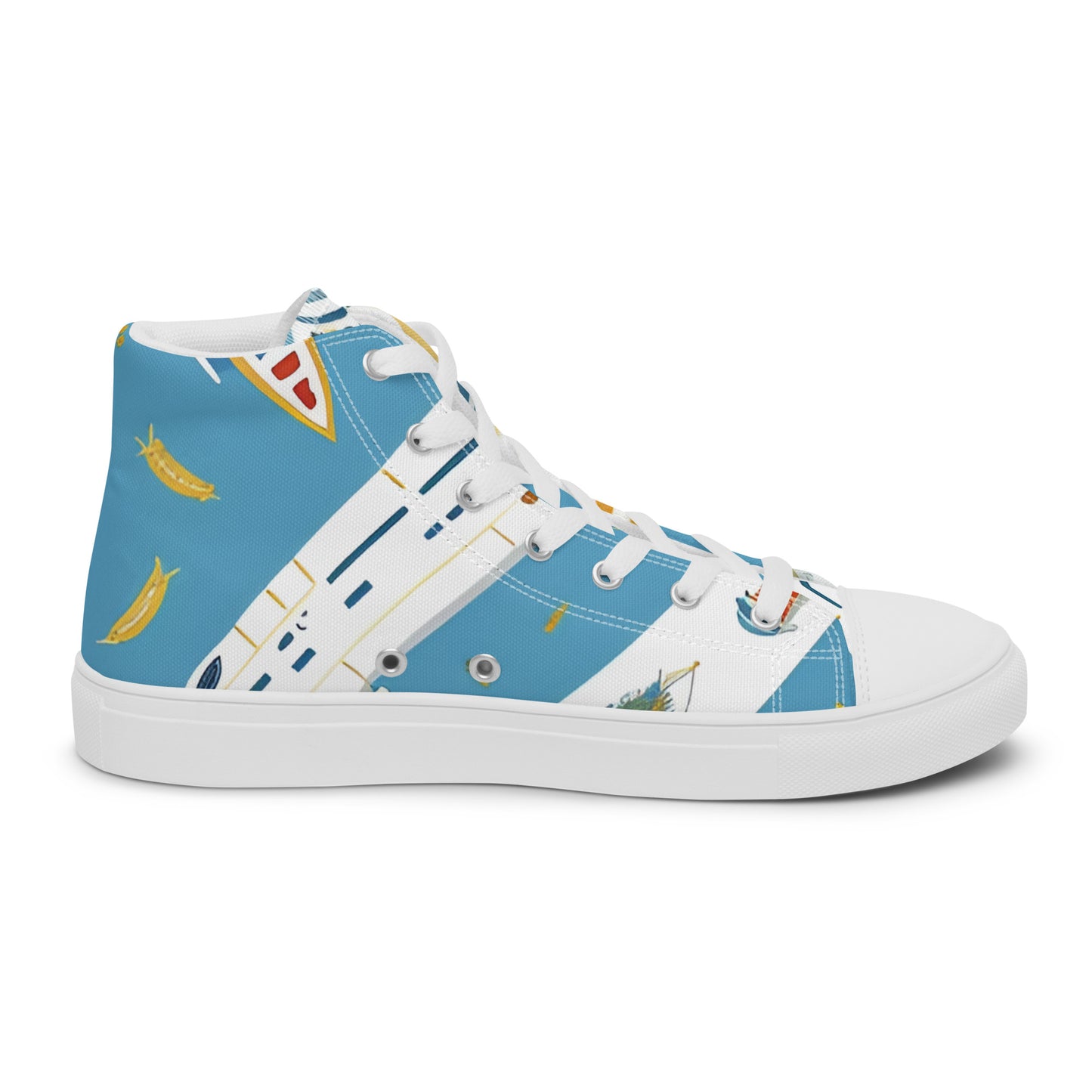 Men’s high top canvas shoes