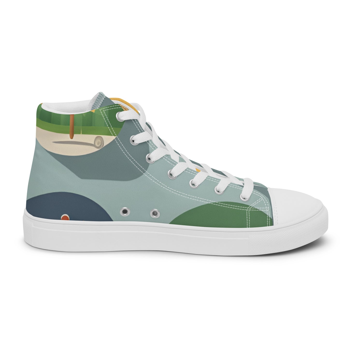 Men’s high top canvas shoes