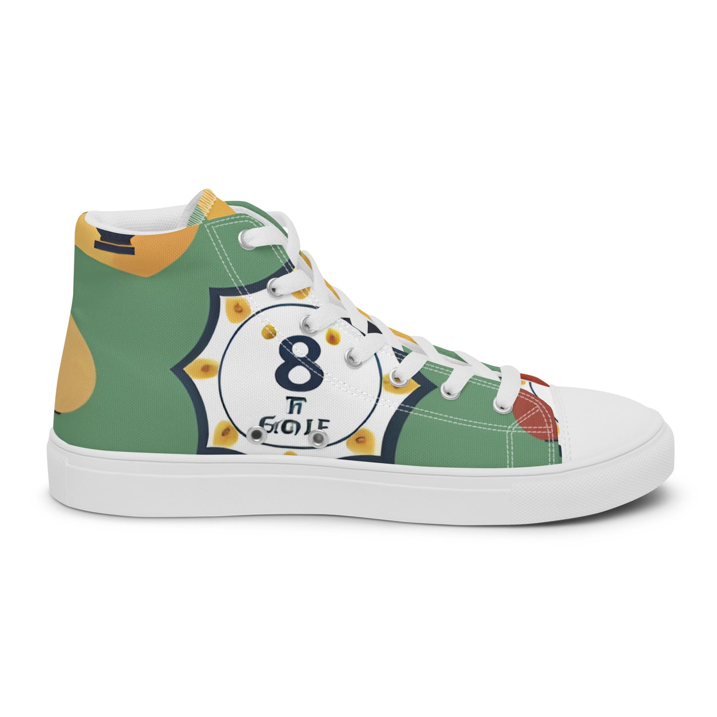 Men’s high top canvas shoes