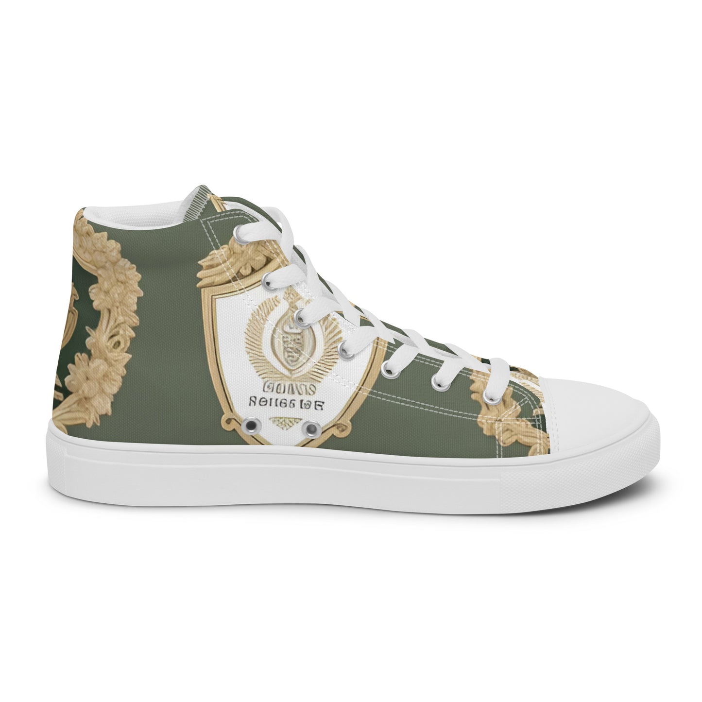 Men’s high top canvas shoes