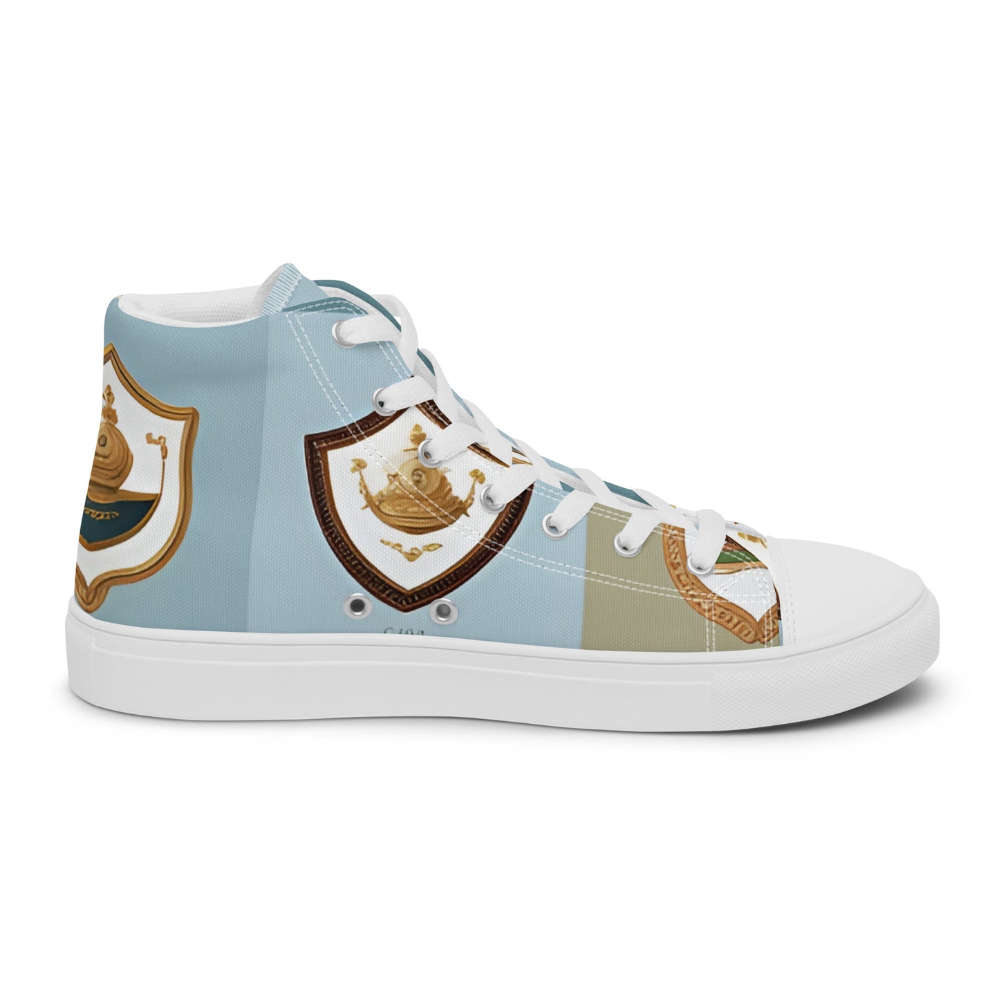 Men’s high top canvas shoes