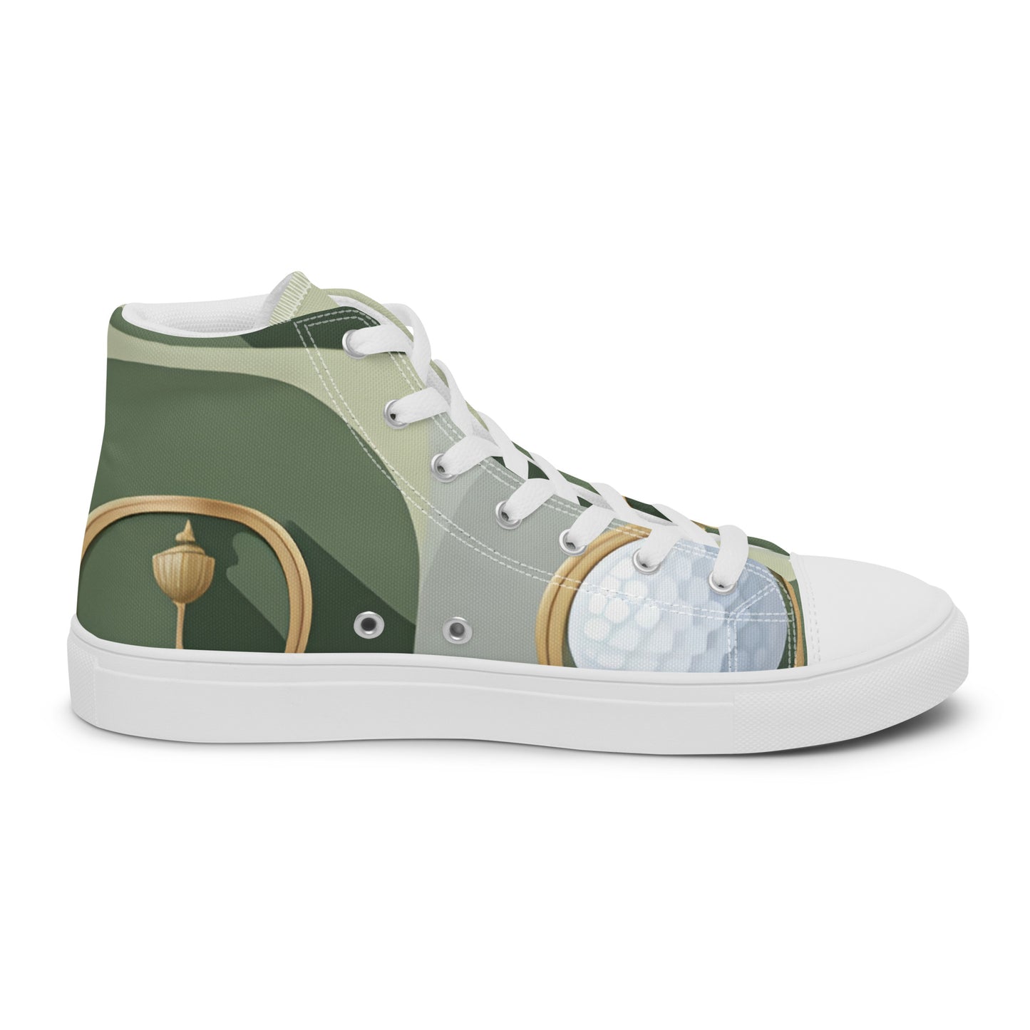 Men’s high top canvas shoes