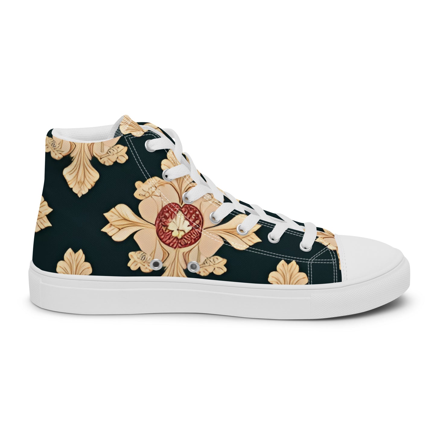 Men’s high top canvas shoes