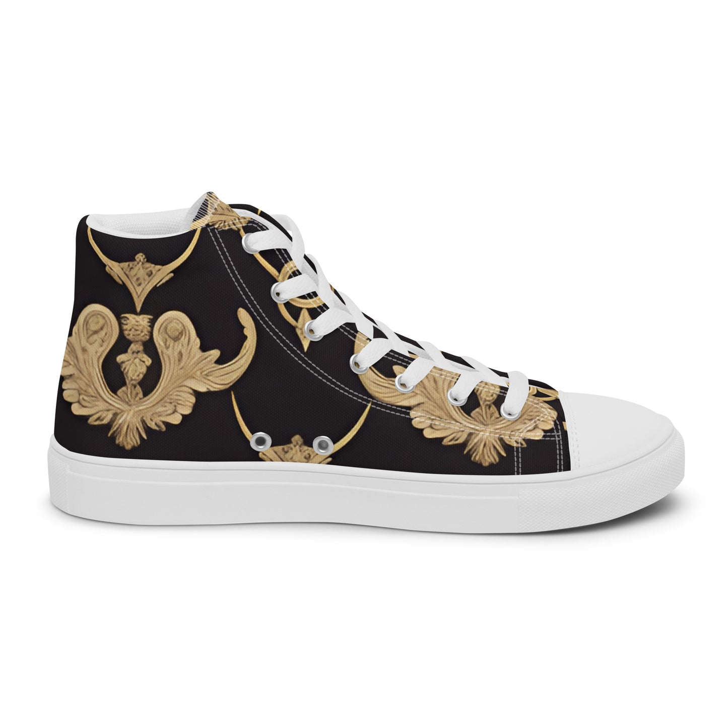 Men’s high top canvas shoes