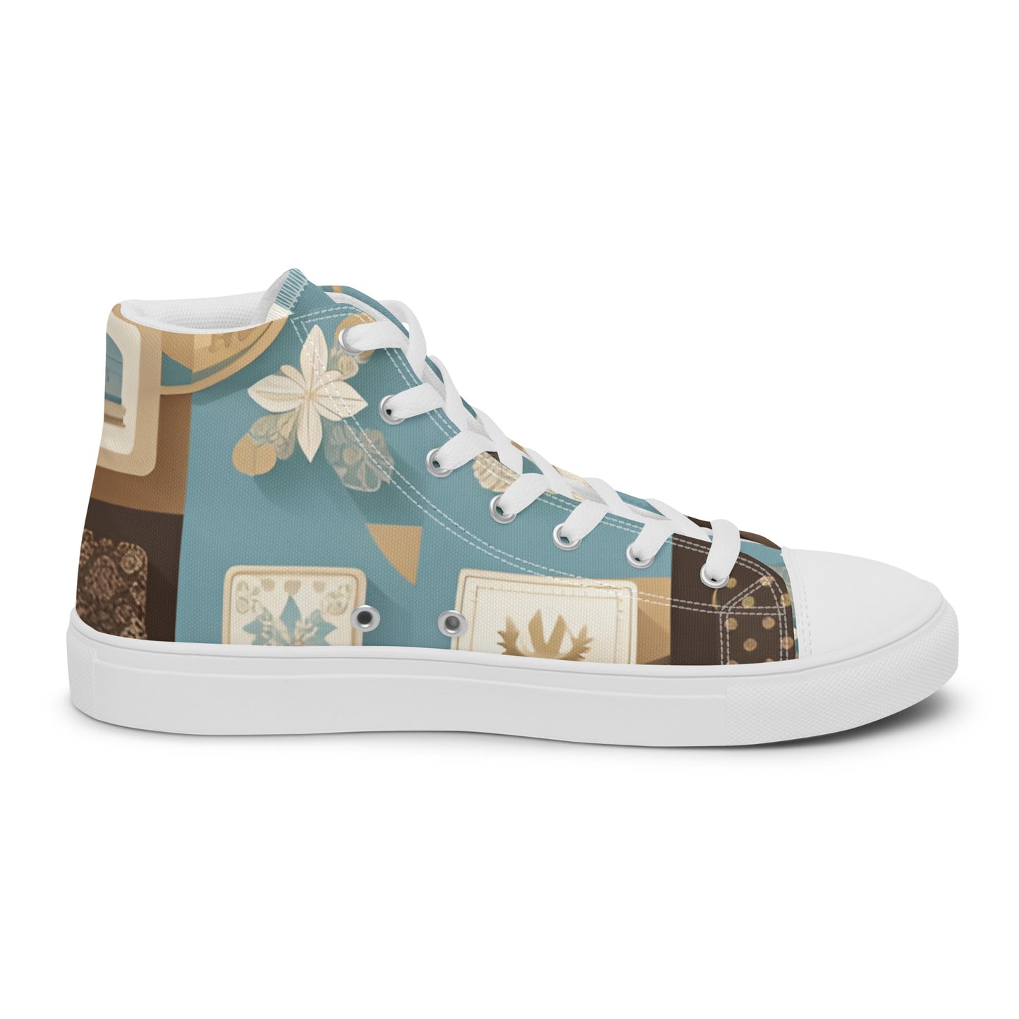 Men’s high top canvas shoes