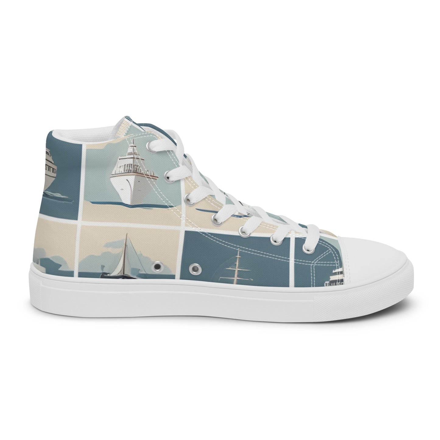 Men’s high top canvas shoes