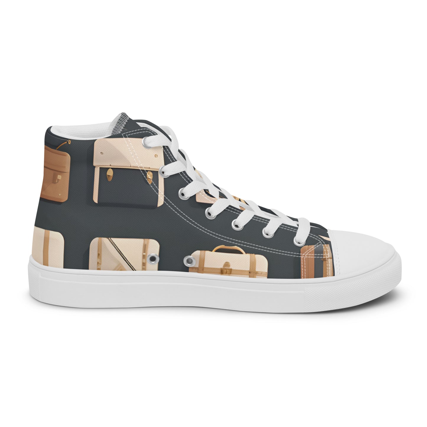 Men’s high top canvas shoes