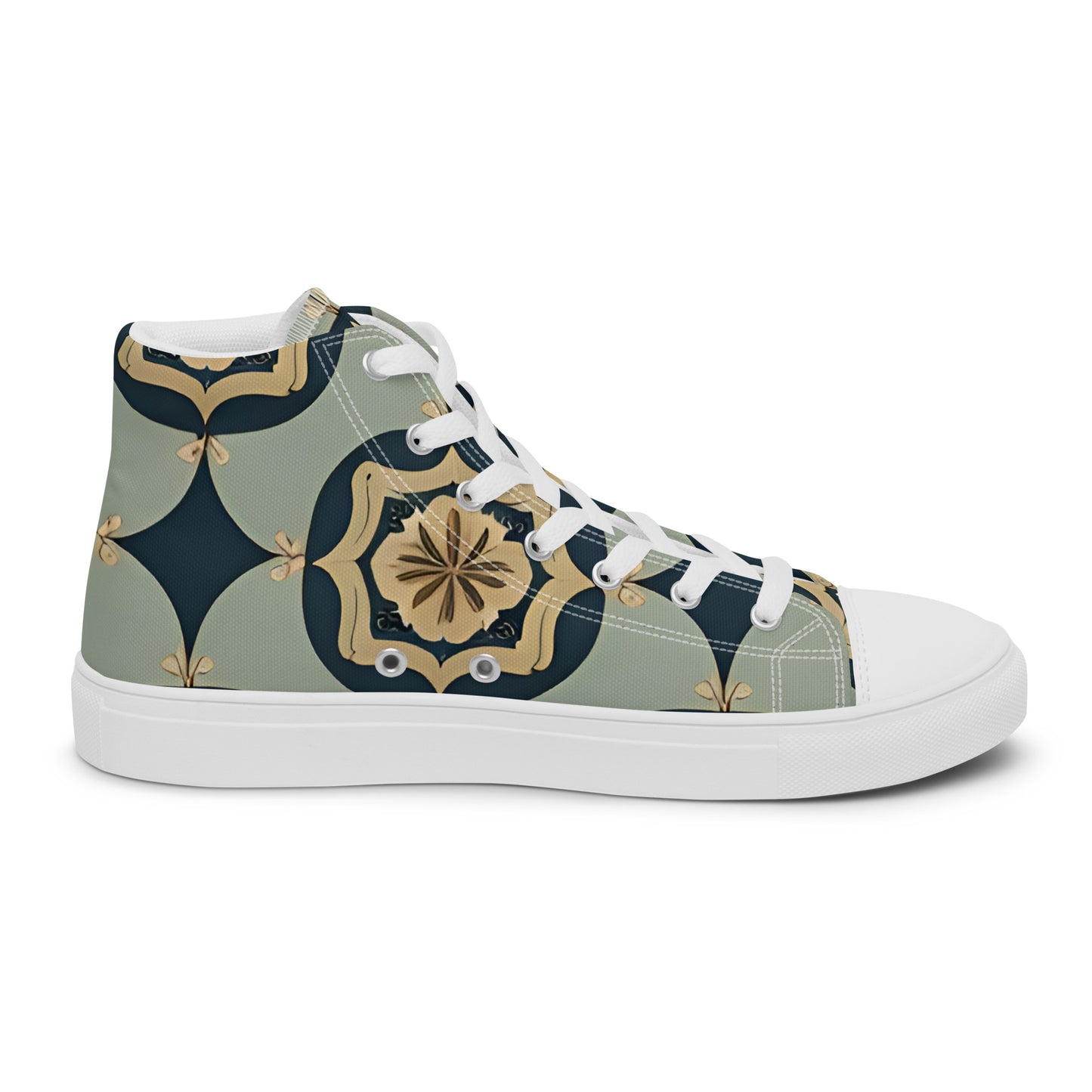 Men’s high top canvas shoes