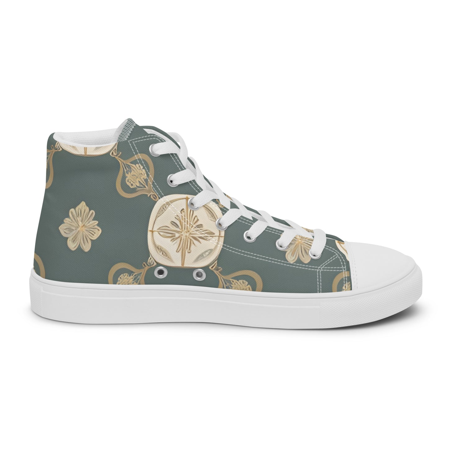 Men’s high top canvas shoes