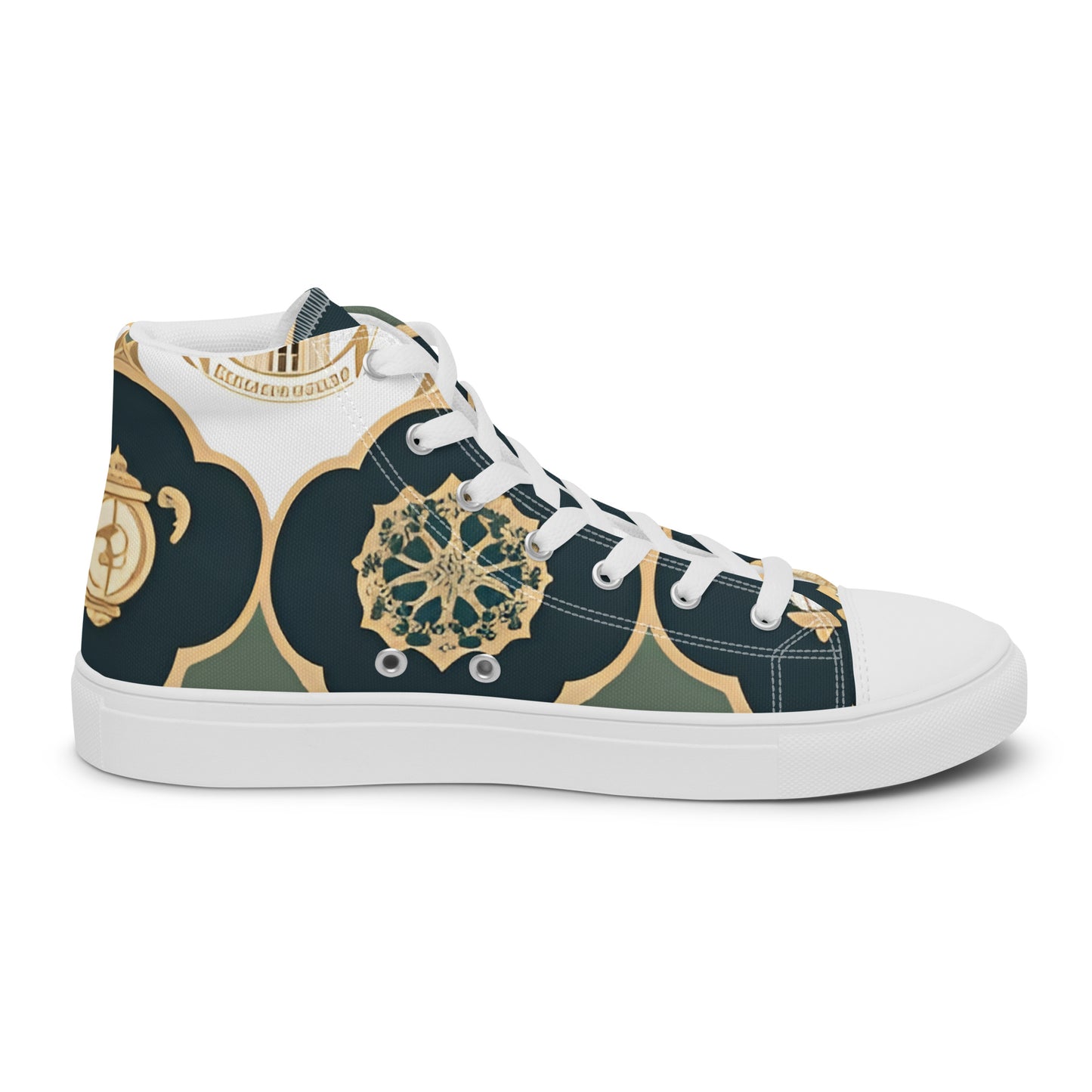 Men’s high top canvas shoes