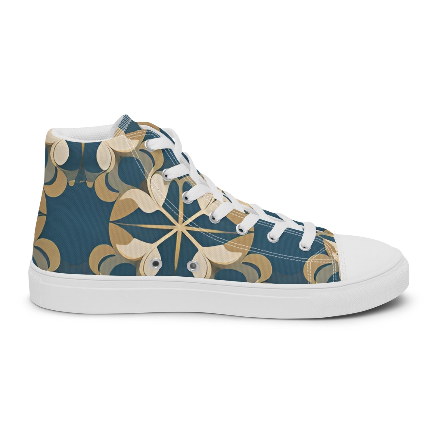 Men’s high top canvas shoes