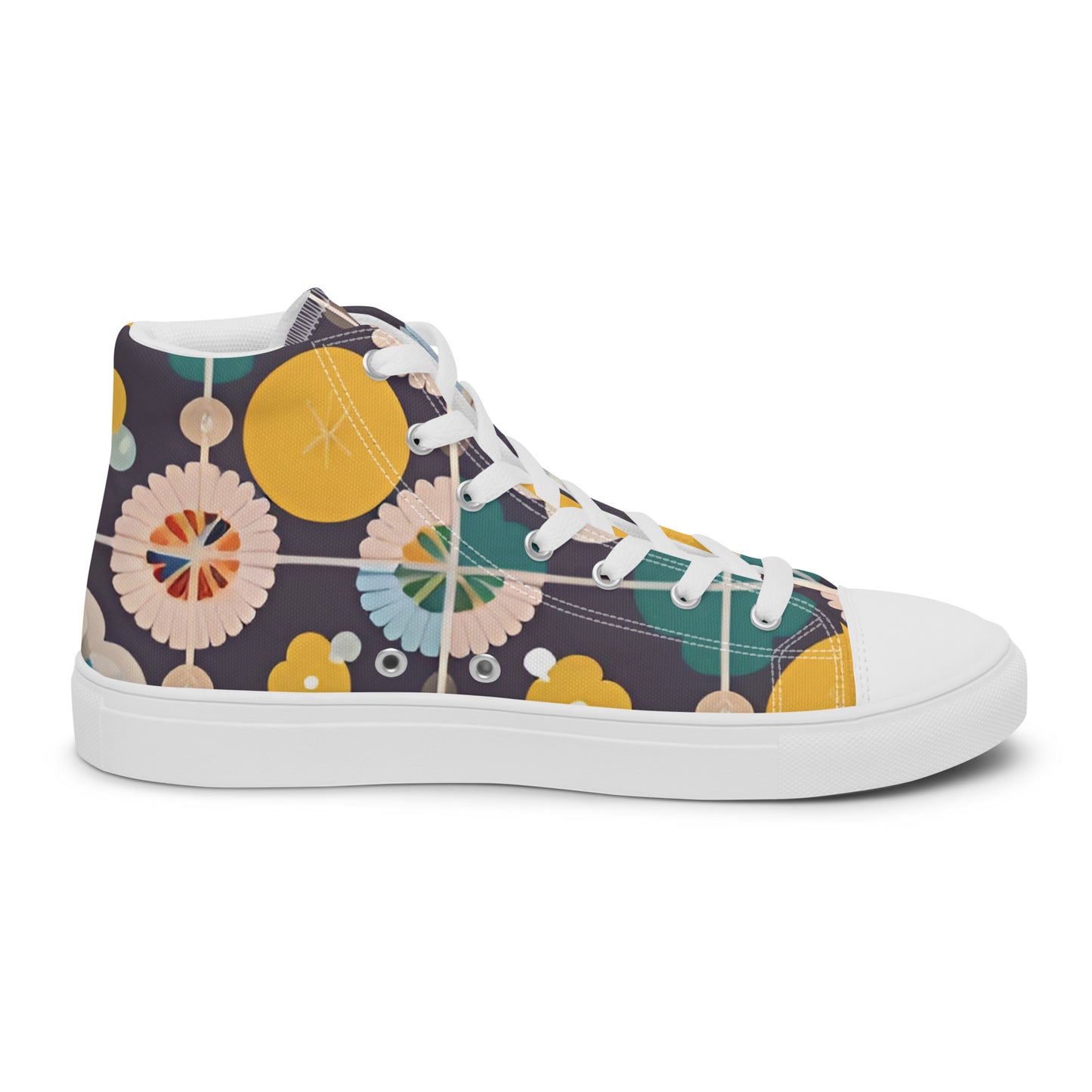 Men’s high top canvas shoes