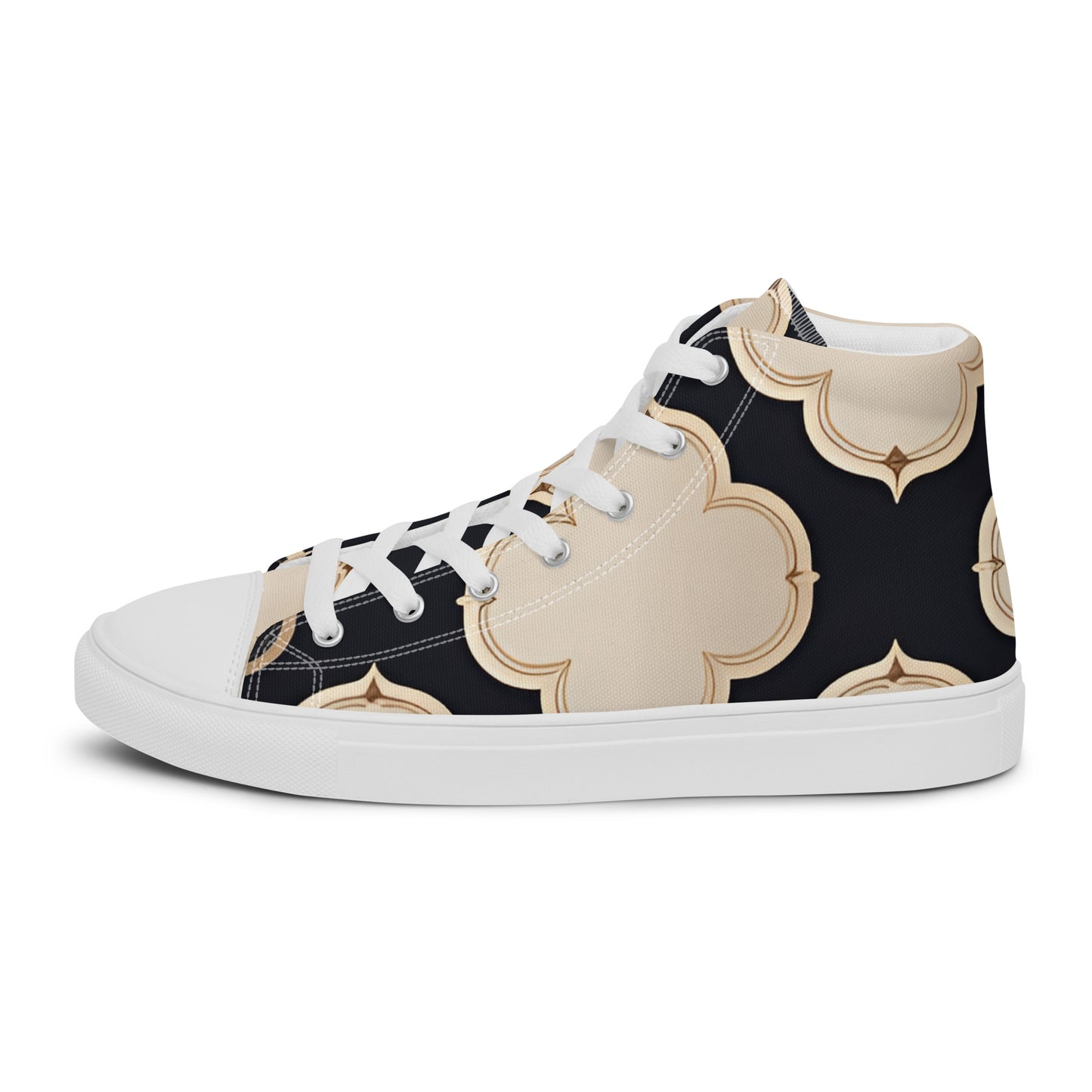 Men’s high top canvas shoes