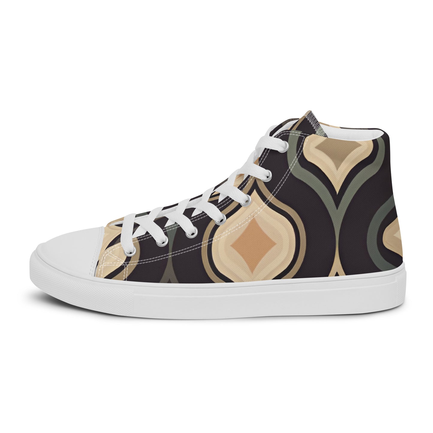 Men’s high top canvas shoes