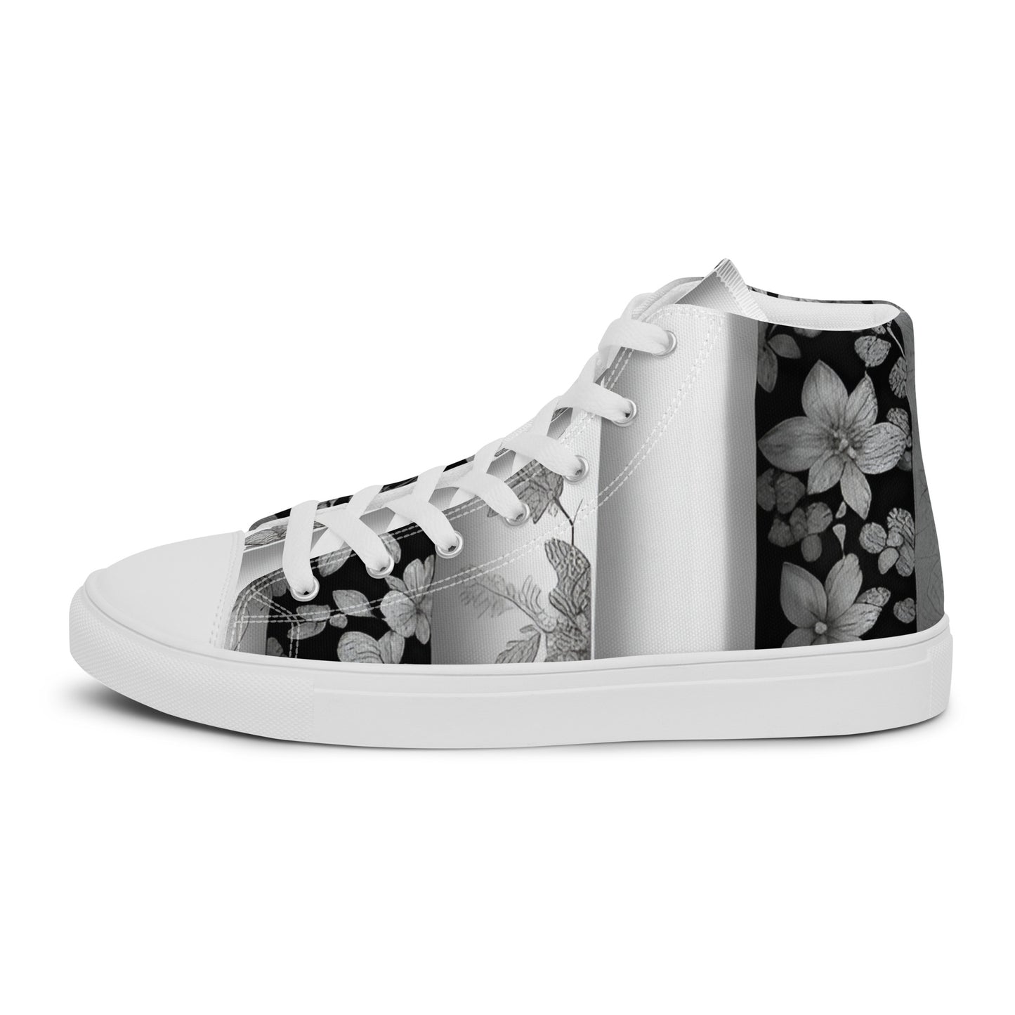 Men’s high top canvas shoes