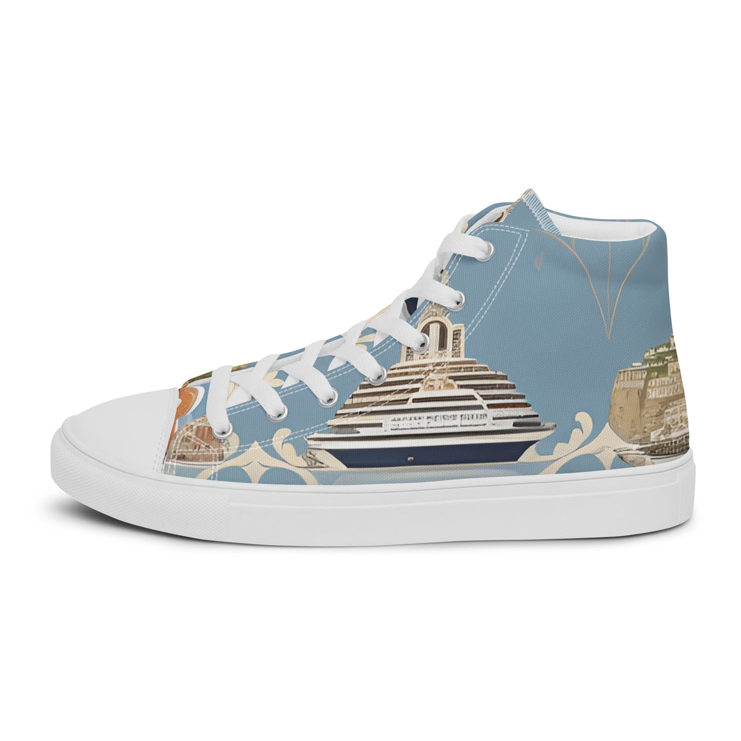 Men’s high top canvas shoes