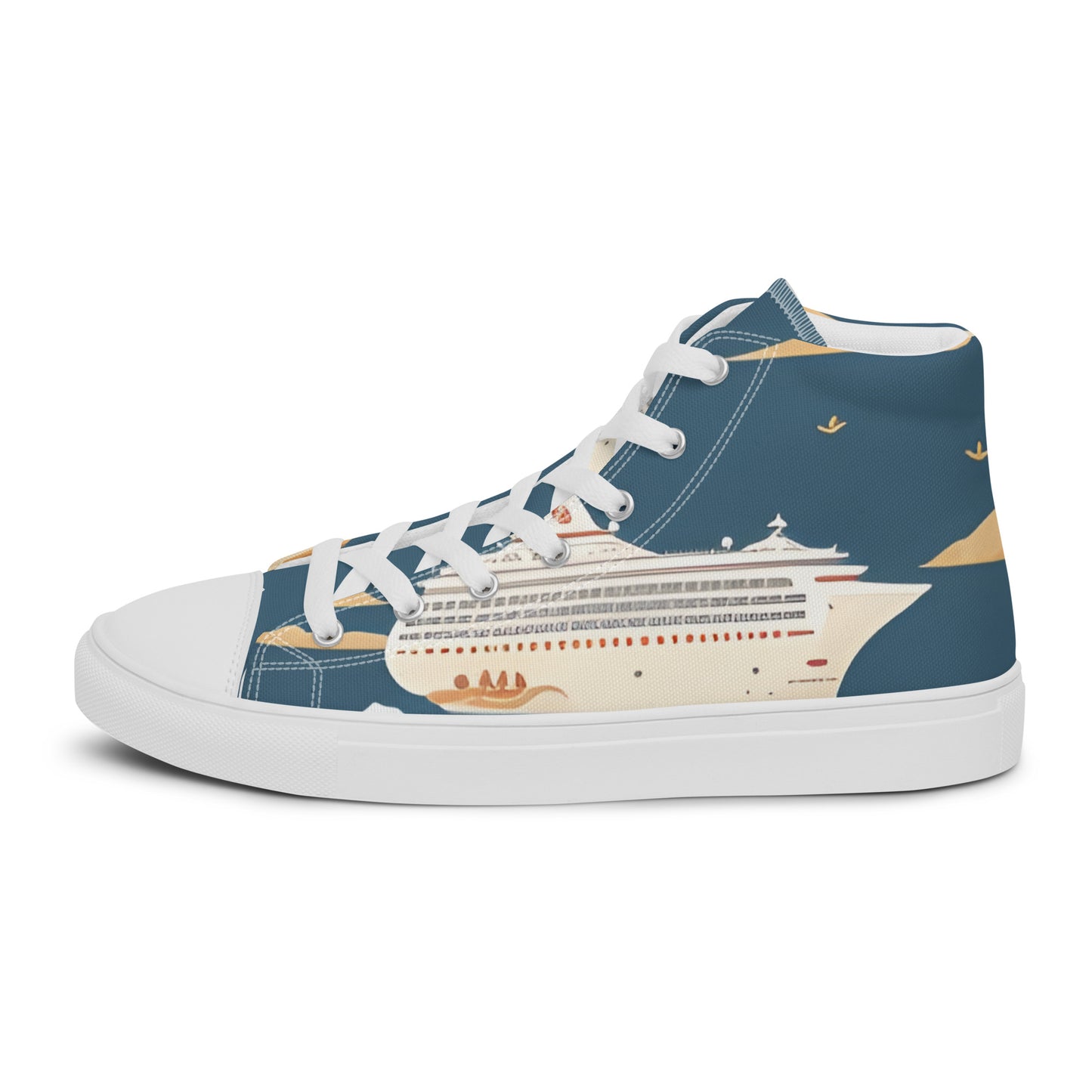 Men’s high top canvas shoes